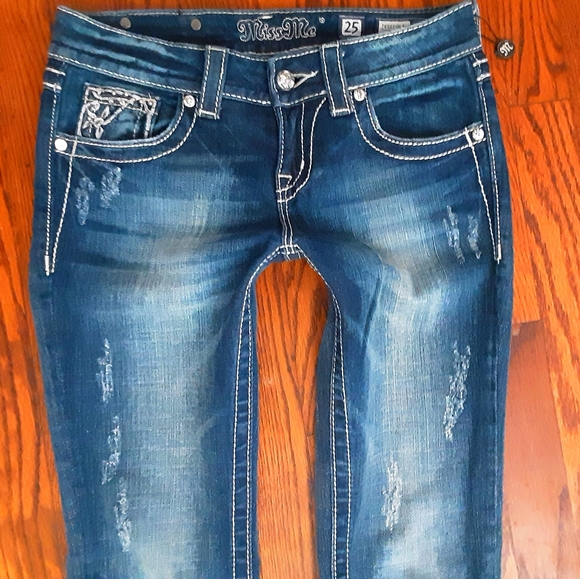 Miss Me Jeans Easy Boot Cut Size 25 NWT - Picture 8 of 16